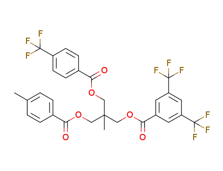 2-methyl-3-(4-methylbenzoyloxy)-2-((4-(trifluoromethyl)benzoyloxy)methyl)propyl 3,5-bis(trifluoromethyl)benzoate