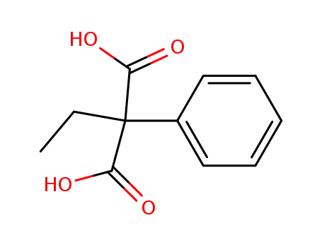 Molecular Structure of 1636-25-5 (ethylphenylmalonic acid)