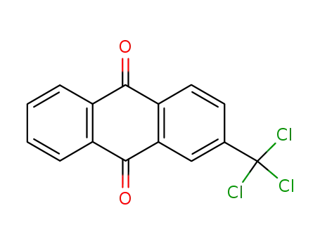 Molecular Structure of 76213-20-2 (9,10-Anthracenedione, 2-(trichloromethyl)-)