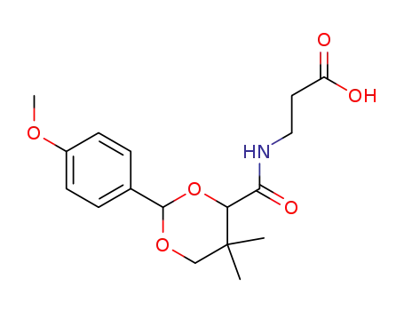 3-{[2-(4-Methoxy-phenyl)-5,5-dimethyl-[1,3]dioxane-4-carbonyl]-amino}-propionic acid