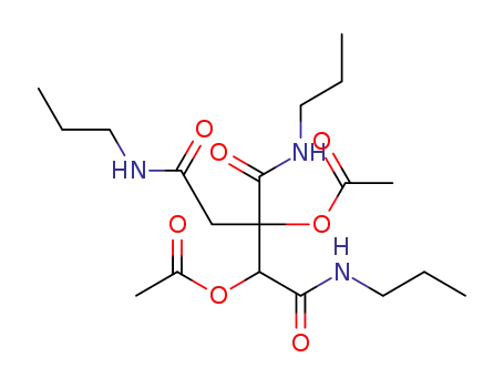1,2,3-tris(propylcarbamoyl)propyl-2-yl acetate
