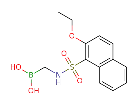(2-ethoxy-naphthalene-1-sulfonylamino)methaneboronic acid