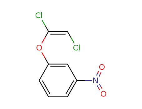 Molecular Structure of 51707-71-2 (Benzene, 1-[(1,2-dichloroethenyl)oxy]-3-nitro-)