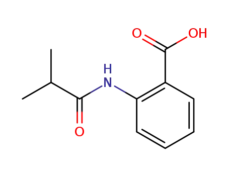 Molecular Structure of 17840-96-9 (2-(isobutyrylamino)benzoic acid)