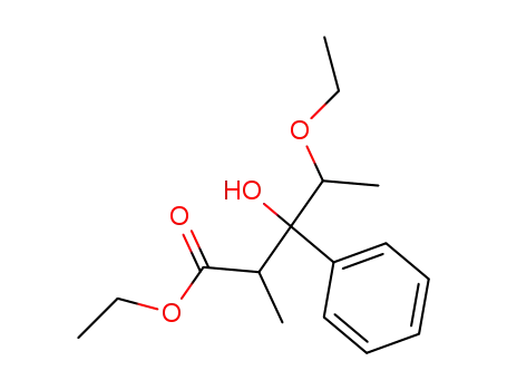 Ethyl-4-ethoxy-3-hydroxy-2-methyl-3-phenylpentanoat