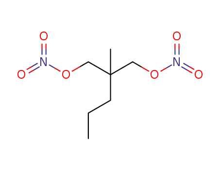 Molecular Structure of 10605-24-0 (2-methyl-2-propylpropane-1,3-diyl dinitrate)