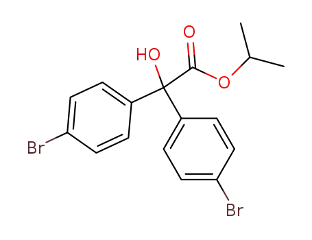 Benzeneacetic acid,4-bromo-a-(4-bromophenyl)-a-hydroxy-, 1-methylethyl ester