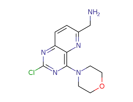 (2-chloro-4-morpholinopyrido[3,2-d]pyrimidin-6-yl)methanamine