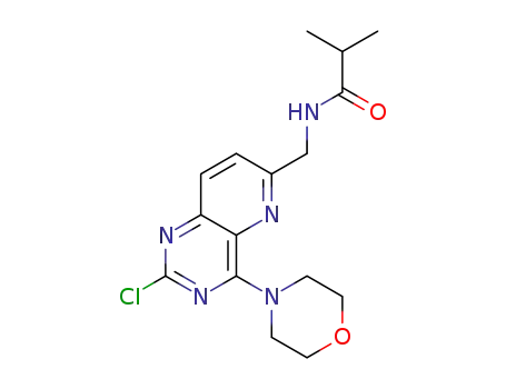 N-((2-chloro-4-morpholinopyrido[3,2-d]pyrimidin-6-yl)methyl)isobutyramide