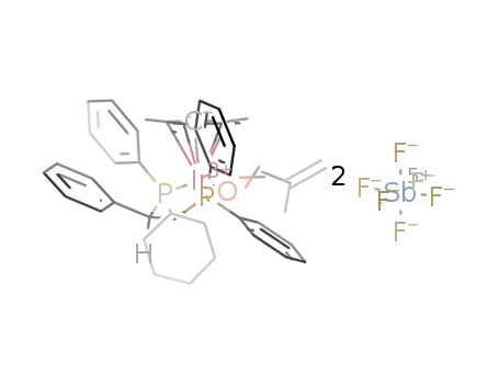 (S(Ir)R(C))-[(η5-pentamethylcyclopentadienyl)Ir(cyphos)(methacrolein)](SbF6)2