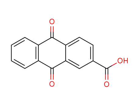Molecular Structure of 117-78-2 (ANTHRAQUINONE-2-CARBOXYLIC ACID)