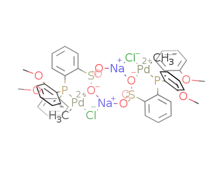 [(κ2-P,O-2-(bis(2-methoxyphenyl)phosphino)benzenesulfonato)PdCl(μ-Na)]2