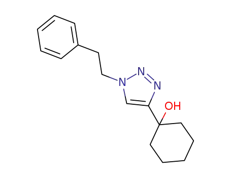 1-(1-phenethyl-1H-1,2,3-triazol-4-yl)cyclohexanol