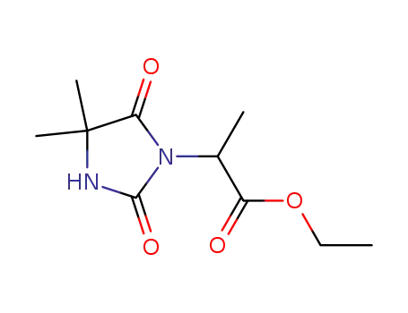 2-(4,4-dimethyl-2,5-dioxoimidazolidin-1-yl)propionic acid ethyl ester