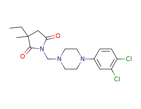 N-[{4-(3,4-dichlorophenyl)-piperazin-1-yl}-methyl]-3-ethyl-3-methyl-pyrrolidine-2,5-dione