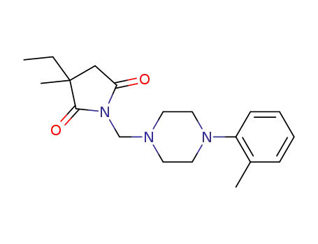N-[{4-(2-methylphenyl)-piperazin-1-yl}-methyl]-3-ethyl-3-methyl-pyrrolidine-2,5-dione