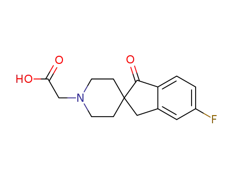 2-(5-fluoro-1-oxo-1,3-dihydrospiro[indene-2,4'-piperidine]-1'-yl)acetic acid