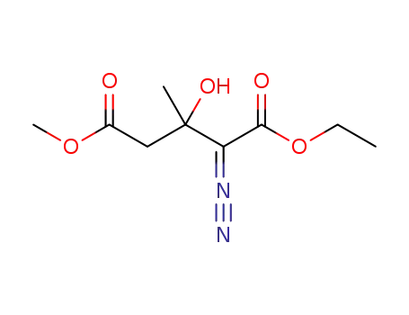 ethyl 2-diazo-3-hydroxy-3-methyl-4-(methoxycarbonyl)butanoate