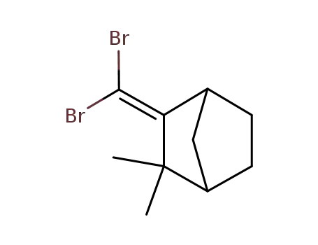 Molecular Structure of 70389-76-3 (Bicyclo[2.2.1]heptane, 3-(dibromomethylene)-2,2-dimethyl-)
