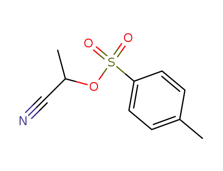 Molecular Structure of 33695-65-7 (Propanenitrile, 2-[[(4-methylphenyl)sulfonyl]oxy]-)