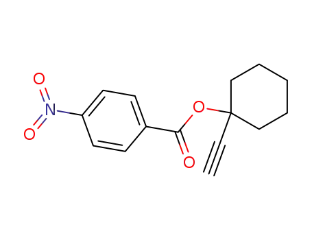 Molecular Structure of 36144-39-5 (1-ethynylcyclohexyl 4-nitrobenzoate)