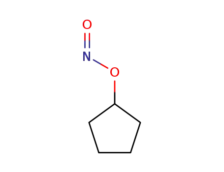 Molecular Structure of 67764-33-4 (Nitrous acid, cyclopentyl ester)