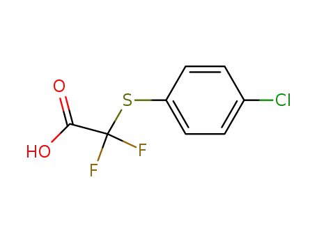 2-((4-chlorophenyl)thio)-2,2-difluoroacetic acid