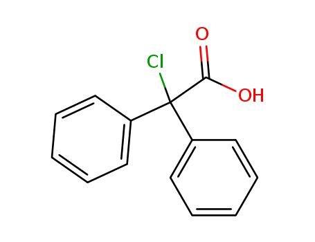 Benzeneacetic acid, a-chloro-a-phenyl-