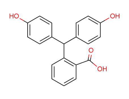 alpha,alpha-bis(4-hydroxyphenyl)-o-toluic acid  CAS NO.81-90-3
