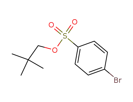 Molecular Structure of 14248-15-8 (2,2-Dimethylpropyl 4-bromobenzenesulfonate)