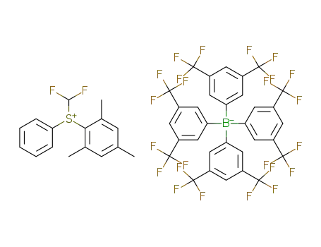 S-difluoromethyl-S-mesityl-S-phenylsulfonium tetra(3,5-di(trifluoromethyl)phenyl)borate