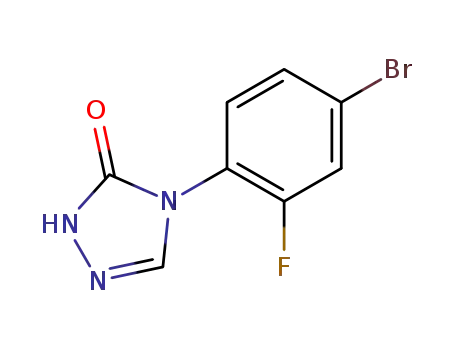 4-(4-bromo-2-fluorophenyl)-2,4-dihydro-3H-1,2,4-triazol-3-one