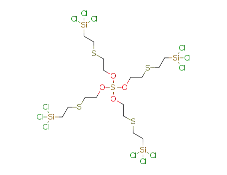 tetrakis[2-(2-trichlorosilylethylsulfanyl)ethyl] silicate
