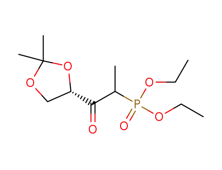 diethyl (1-((S)-2,2-dimethyl-1,3-dioxolan-4-yl)-1-oxopropan-2-yl)phosphonate