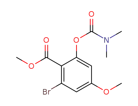 methyl 2-bromo-6-(dimethylcarbamoyloxy)-4-methoxybenzoate