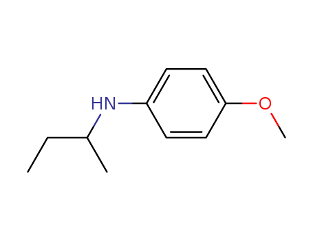 Benzenamine, 4-methoxy-N-(1-methylpropyl)-