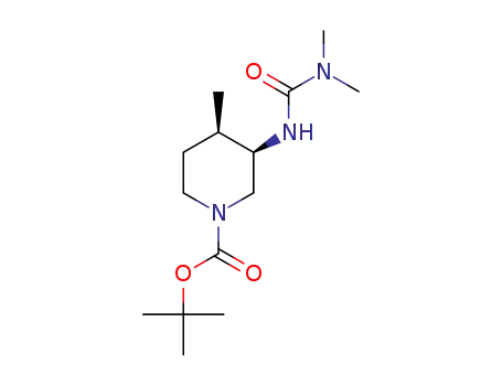 (3R,4R)-tert-butyl 3-(3,3-dimethylureido)-4-methylpiperidine-1-carboxylate