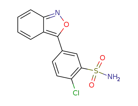 5-benz[c]isoxazol-3-yl-2-chloro-benzenesulfonic acid amide