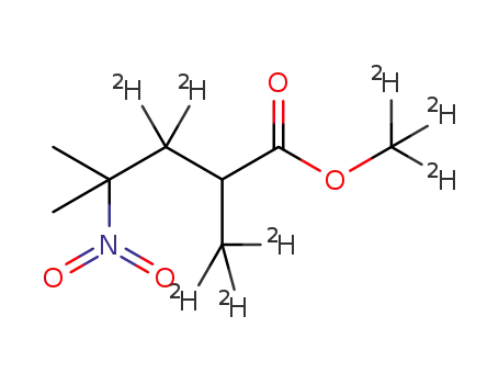 methyl-d3 4-methyl-2-(methyl-d3)-4-nitropentanoate-3,3-d2