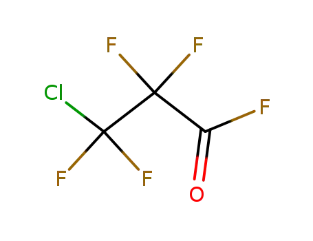 Molecular Structure of 5930-66-5 (3-CHLOROTETRAFLUOROPROPIONYL FLUORIDE)