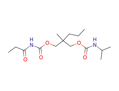 Molecular Structure of 25648-91-3 ((2-methyl-2-{[(propan-2-ylcarbamoyl)oxy]methyl}pentyl)propanoylcarbamic acid)