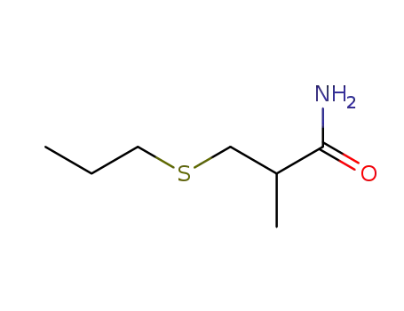 2-methyl-3-(propylthio)propanamide