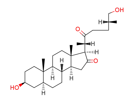 (25R)-3β.26-dihydroxy-5α-cholestanedione-(16.22)