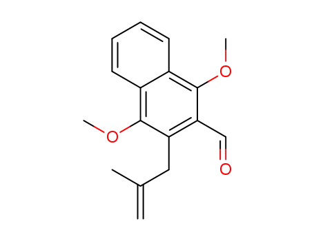 1,4-dimethoxy-3-(2-methylallyl)-2-naphthaldehyde