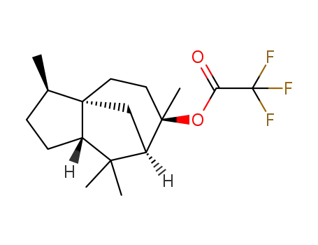 (3R,3aS,6R,7R,8aS)-3,6,8,8-tetramethyloctahydro-1H-3a,7-methanoazulen-6-yl 2,2,2-trifluoroacetate