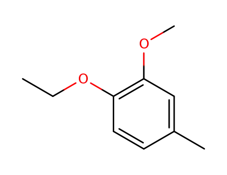 Molecular Structure of 33963-27-8 (Benzene, 1-ethoxy-2-methoxy-4-methyl-)