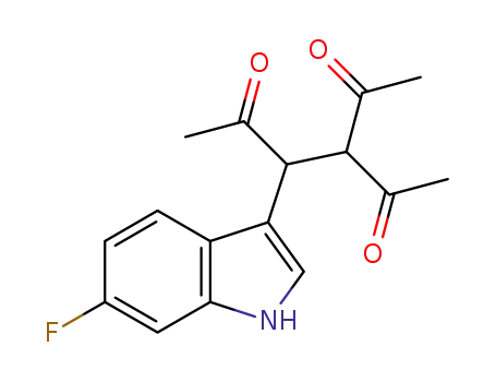 3-acetyl-4-(6-fluoro-1H-indol-3-yl)hexane-2,5-dione