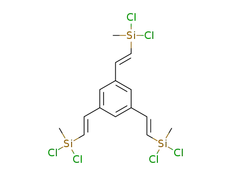 1,3,5-tris((dichloro(methyl)silyl)vinyl)benzene