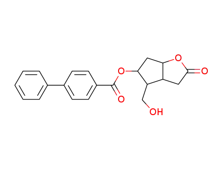 4-(hydroxymethyl)-2-oxo-hexahydro-2H-cyclopenta[b]furan-5-yl [1,1'-biphenyl]-4-carboxylate