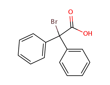 Molecular Structure of 7494-95-3 (bromo(diphenyl)acetic acid)